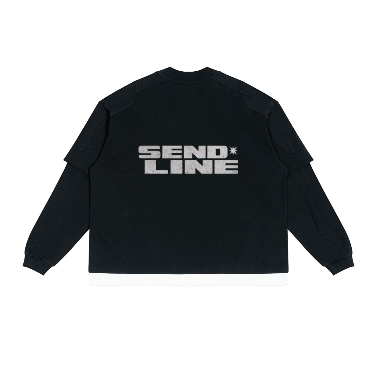 BLACK SENDLINE LAYERED LONG SLEEVE