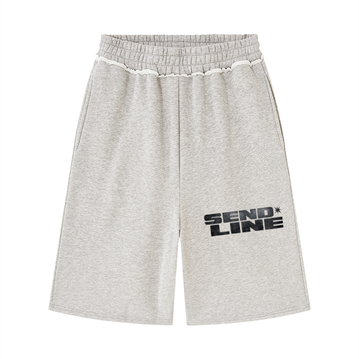 GREY SENDLINE FLEECE SHORTS